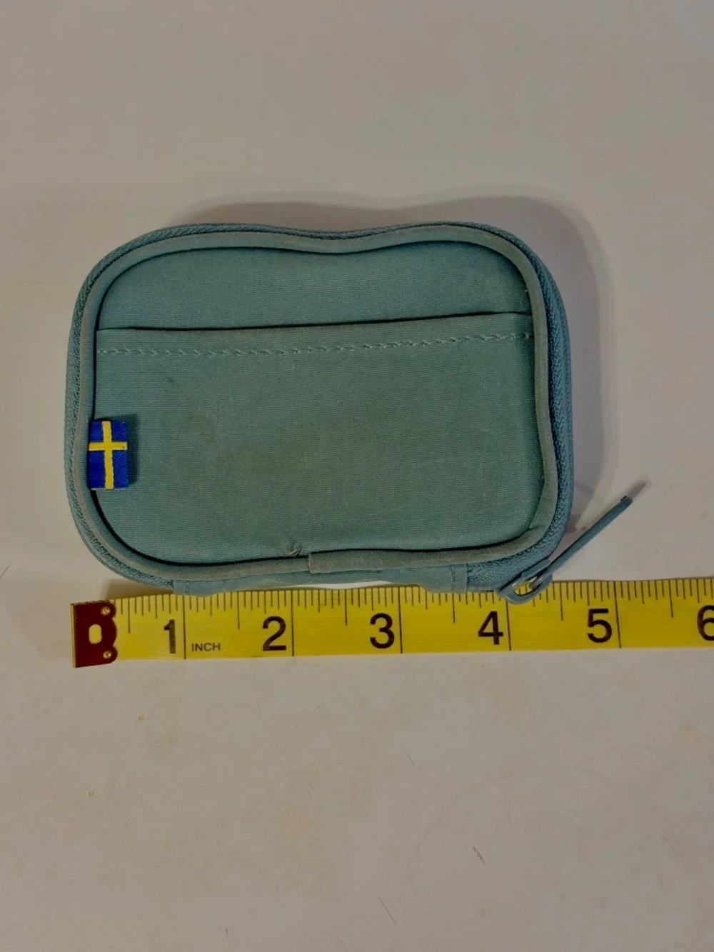 Fjallraven Kanken Teal Wallet Card Holder Change Bad ID Holder Zip Around Preppy